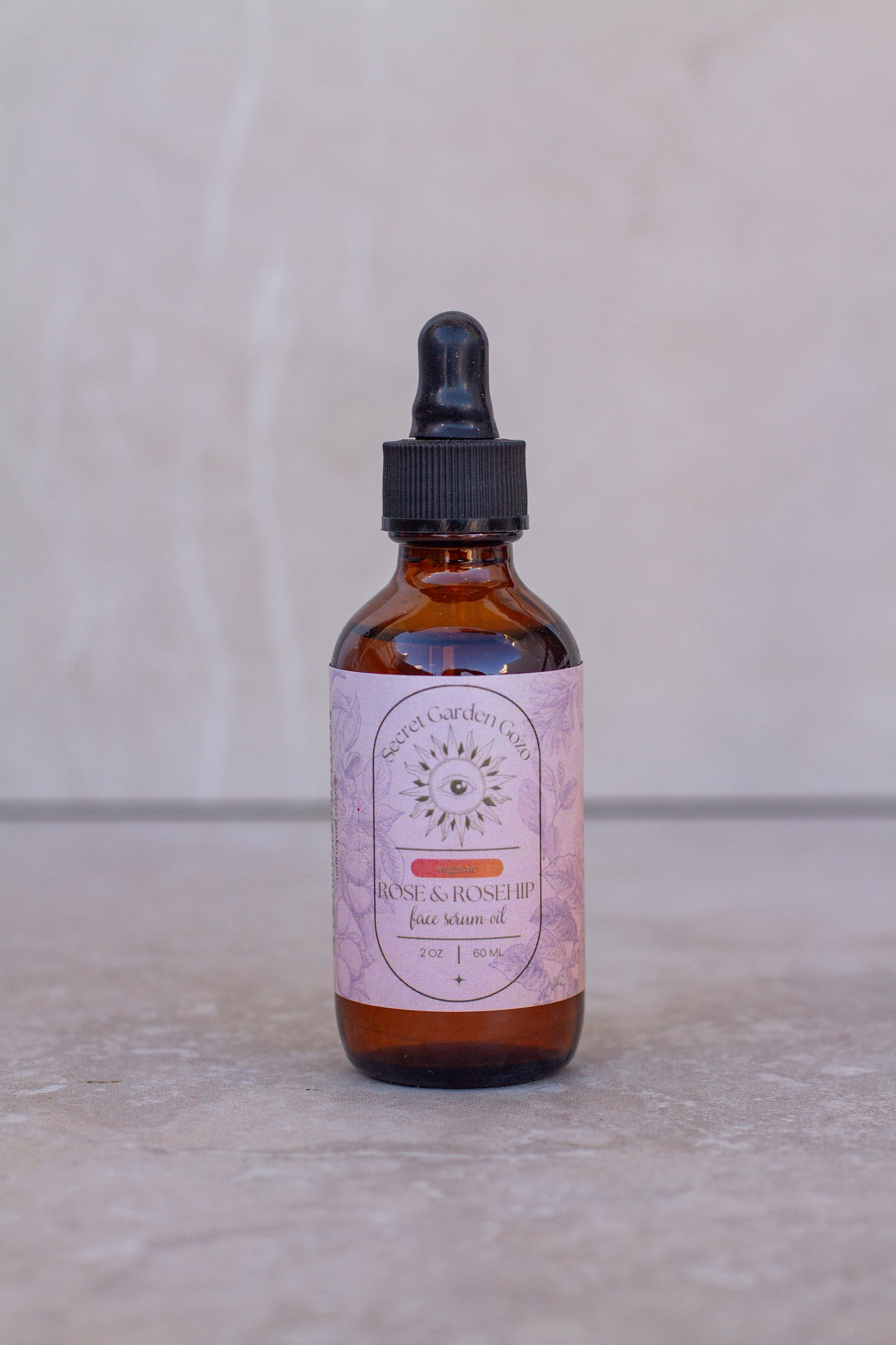 Organic Rose & Rosehip face serum oil