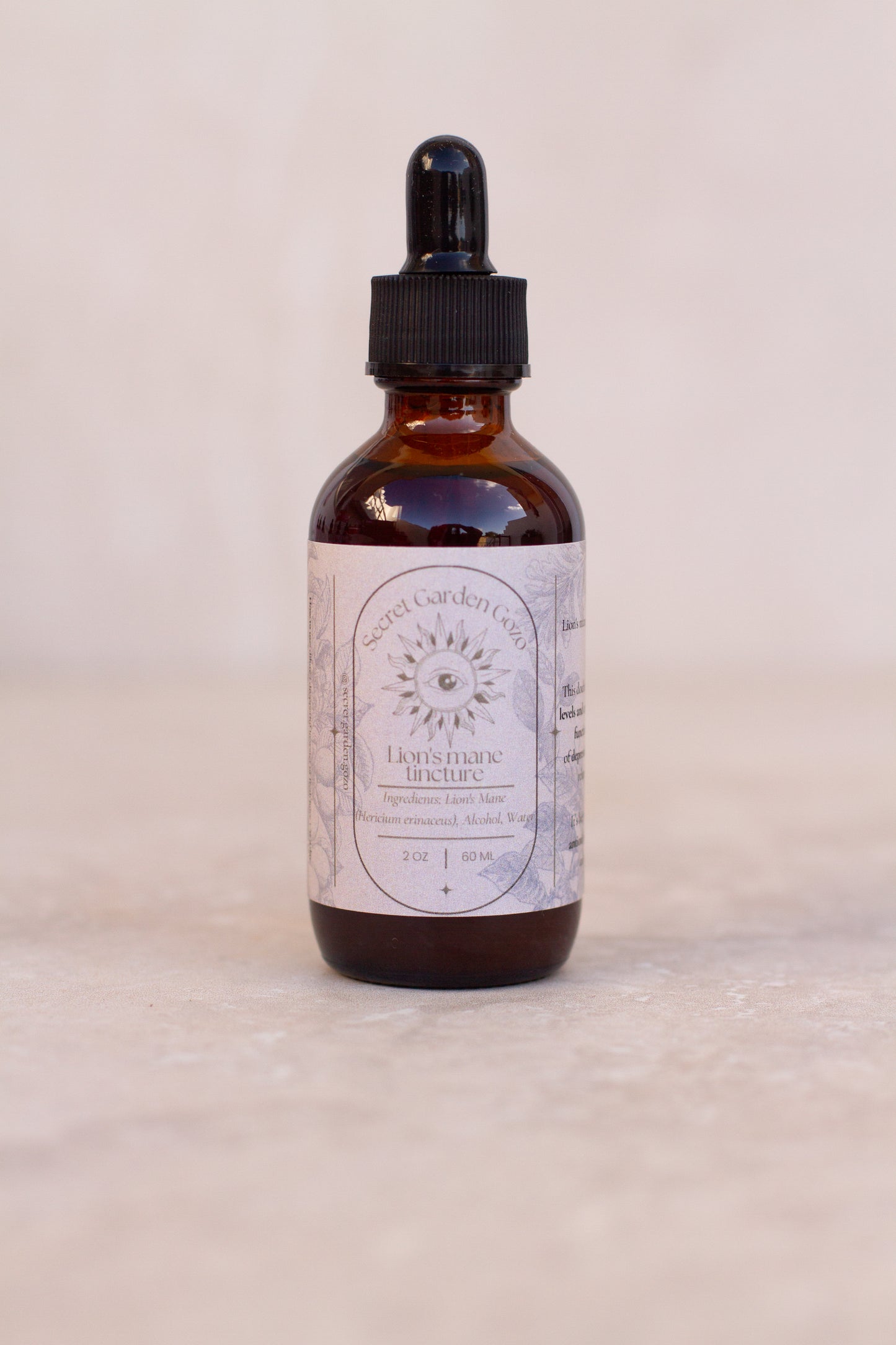 Lion's mane tincture (brain health, ADHD, immunity, mood & mental health)