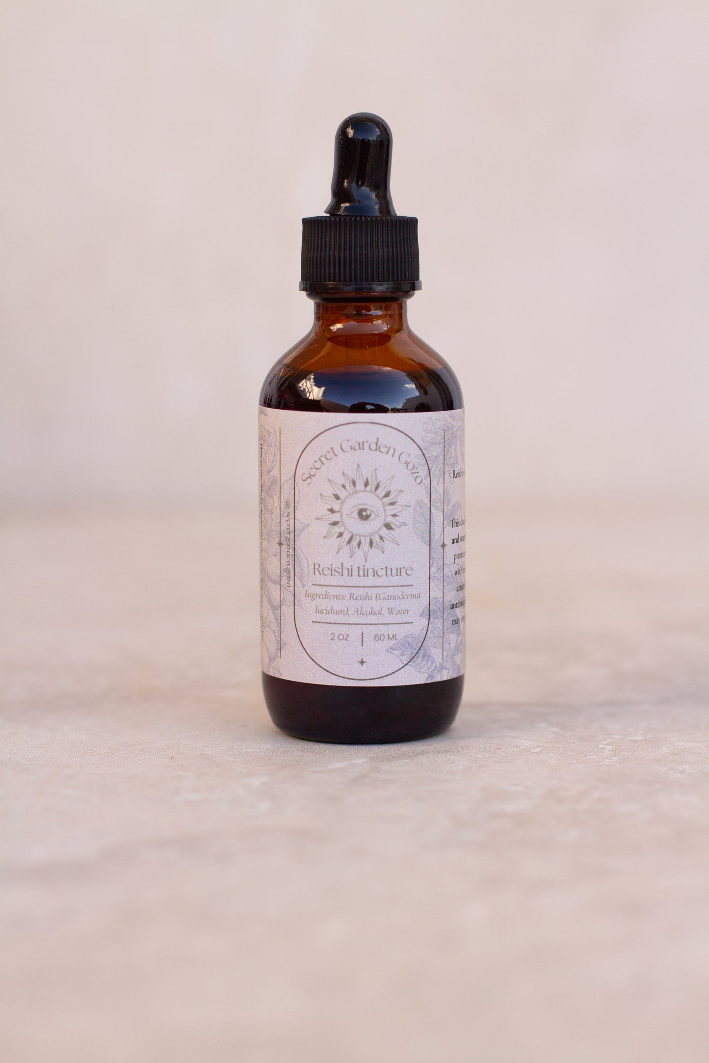 Reishi tincture (immunity, strength, stamina, sleep, stress, fatigue, depression, anxiety)