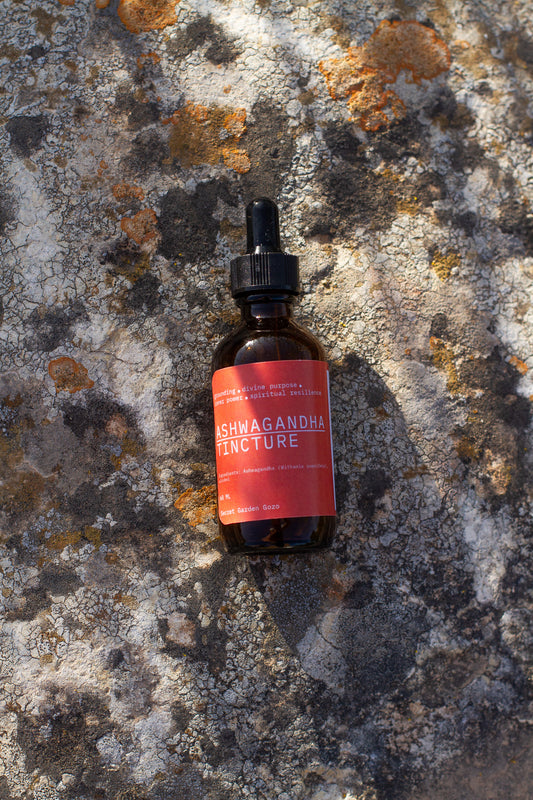 Ashwagandha tincture (adaptogen, stress & anxiety relief, resilience, energy, stamina, cognitive function)